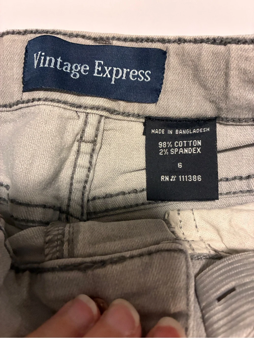 Kids Slim Straight Jeans in Light Taupe
